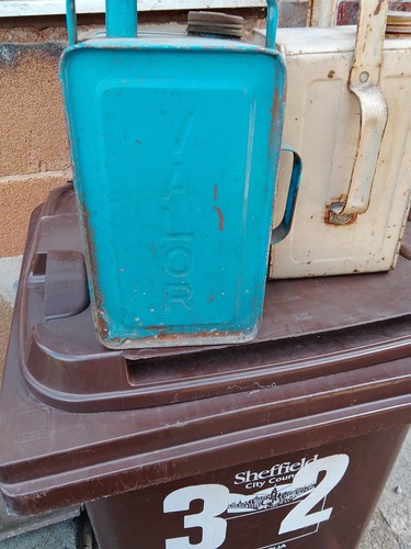 Vintage petrol cans - set, of
