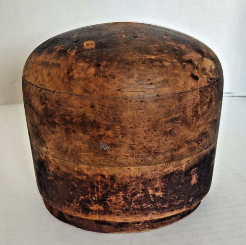 Vintage millinery wood - vintage, bowler