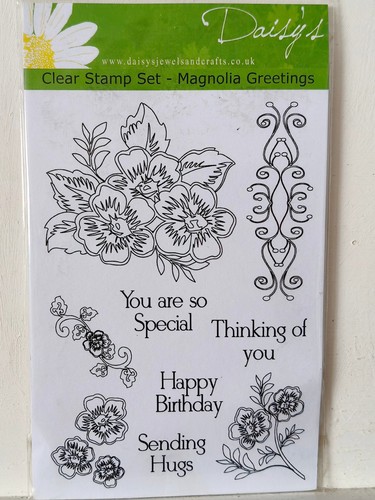 Daisy clear stamp set - clear,