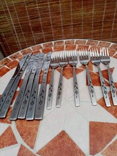 Oneida CAPISTRANO Dessert Knives & Forks - set of 6 each - hardly used