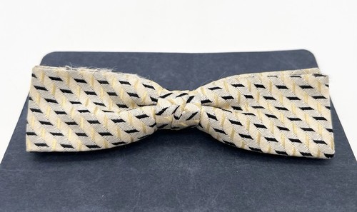 Vintage 50s geometric bow tie - vintage,