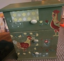 Vintage Small Hand Painted