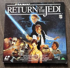 Star Wars Return Of The Jedi 1986 Uk Laserdisc Works Tested. Extremely Rare.