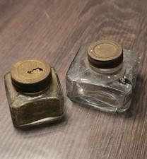2 Antique Ink wells