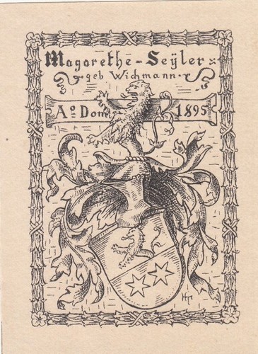 Exlibris bookplate - exlibris,