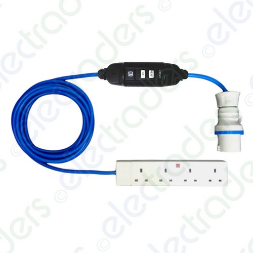 Blue caravan hook - 1m,