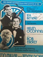 Tex Beneke Signed Sheet Music