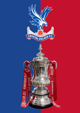 FA CUP TROPHY (FULL SIZE 61.5CM) CRYSTAL PALACE