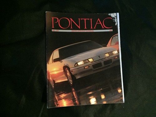 Pontiac sales brochure - pontiac,