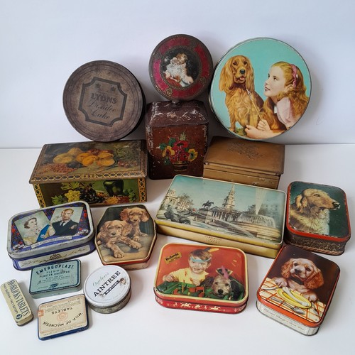 Job lot vintage tins - ,