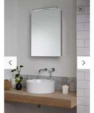 John LewisAriel Single Mirrored and Illuminated Bathroom Cabinet
