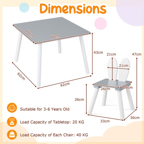 Table and chairs set - and,
