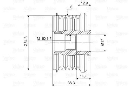 Alternator clutch pulley