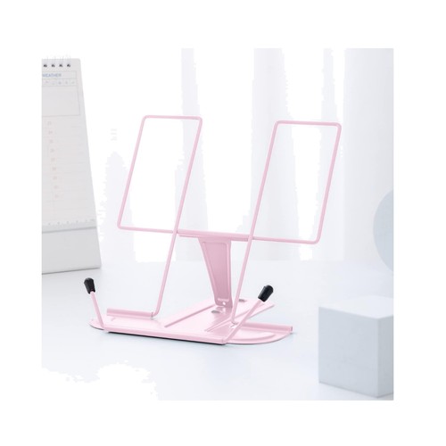 Pink book stand reading - pink,