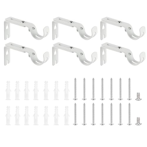 Pcs curtain pole brackets - pole,