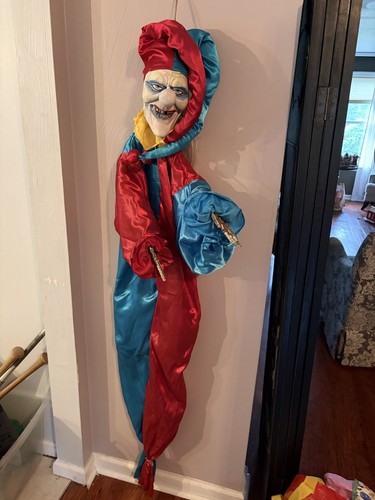 Large creepy jester - large, clown