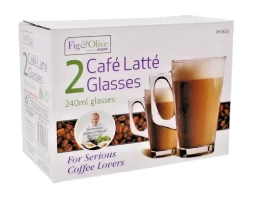 Latte glasses 240 hot tea - ml,