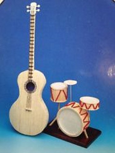 Guitar and drum - guitar, set