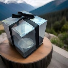 12 x Plastic Boxes Transparent