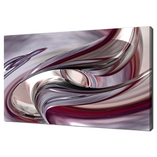 Abstract pink chrome swirl - pink,
