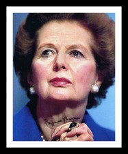 Margaret Thatcher Autographed