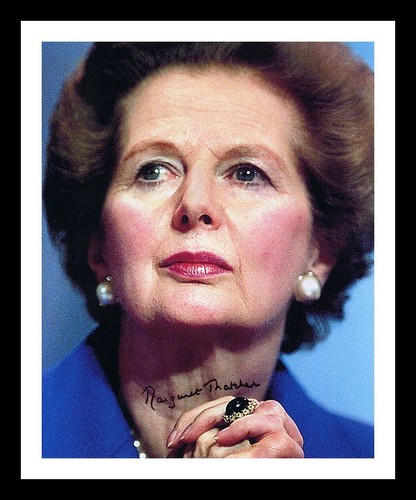 Margaret thatcher autographed - margaret,