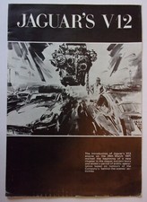 JAGUAR V12 5.3 LITRE ENGINE orig 1971 UK Mkt Publicity Brochure