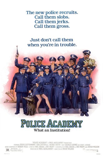 Police academy poster - poster,