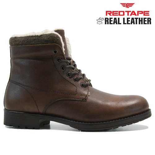 Mens leather fur walking - mens,