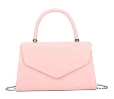 Women's Faux Suede Clutch Bag