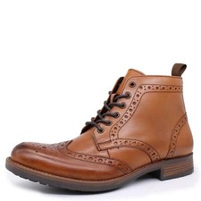 Leather Mens Lace Up Brogue