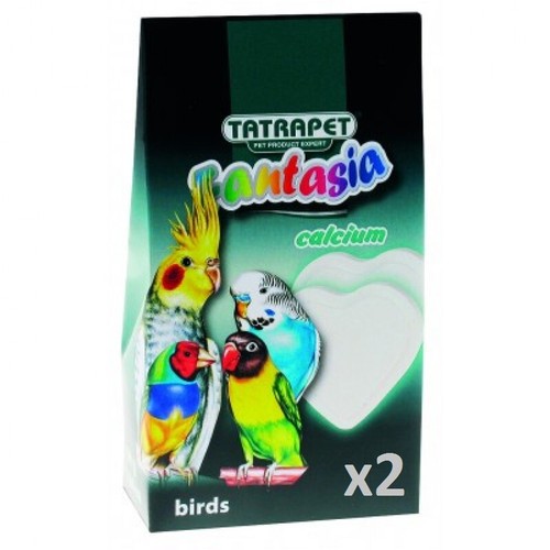 Calcium bird hearts pack - 2x,