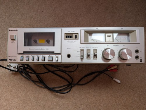Panasonic cassette deck 635 - panasonic,