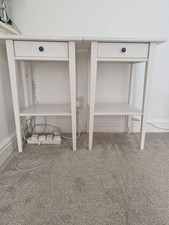 IKEA Hemnes White Bedside Table