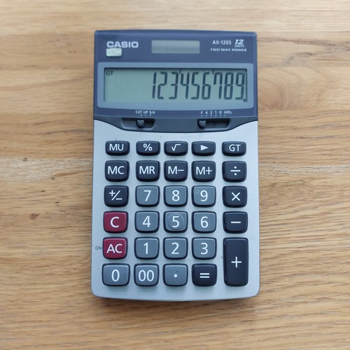 Casio 120s desk calculator - casio,