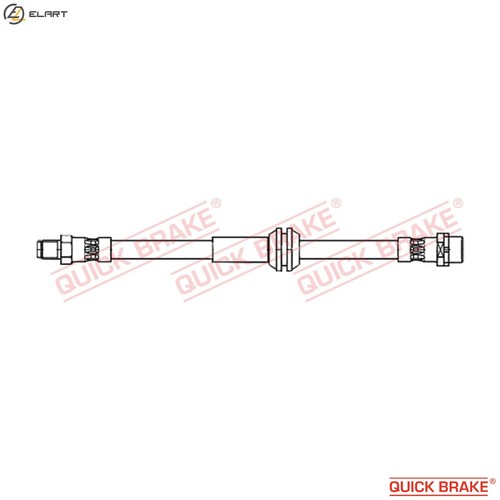 Brake hose 415 for mini - 32.415,