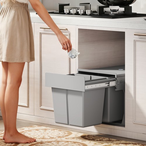 Pull out bin - pull, compartments
