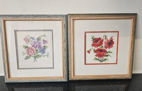 Pair vintage floral - vintage,