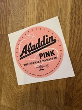 Aladdin Pink 9.5cm Sticker Decal For Paraffin Pouring Can