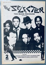 THE SELECTER 1980 original POSTER ADVERT TOO MUCH PRESSURE 2 TWO TONE SKA