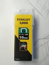 Stanley Type G Staples 10mm, 1-TRA706T, G 4 11 140, set of 1000 Piece