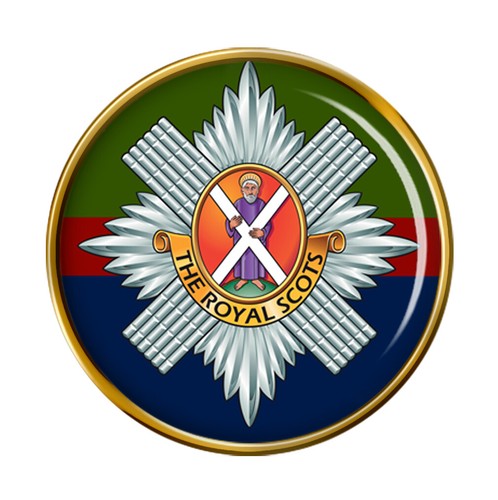 Royal scots british army pin - british,