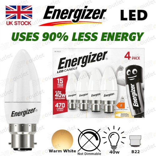 Pack candle light bulbs - 4/8/12,