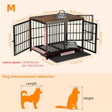 Bingo Paw XL Dog Crate Wooden