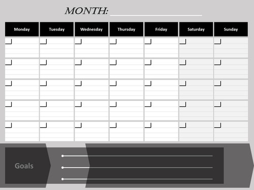 Monthly calendar office - calendar,