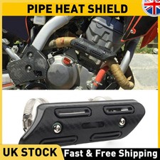 Universal Motorcycle Exhaust Muffler Pipe Heat Shield Guard Protective Cover UK