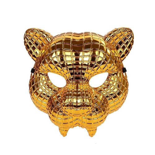 Halloween animal mask gold - animal,