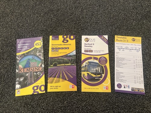 Coach bus timetables job - go,