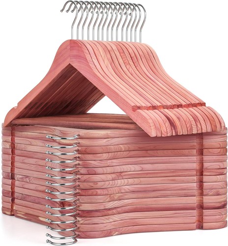 Cedar wood hangers pack - cedar, 30