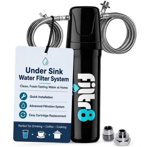 Under sink water filter system - water,